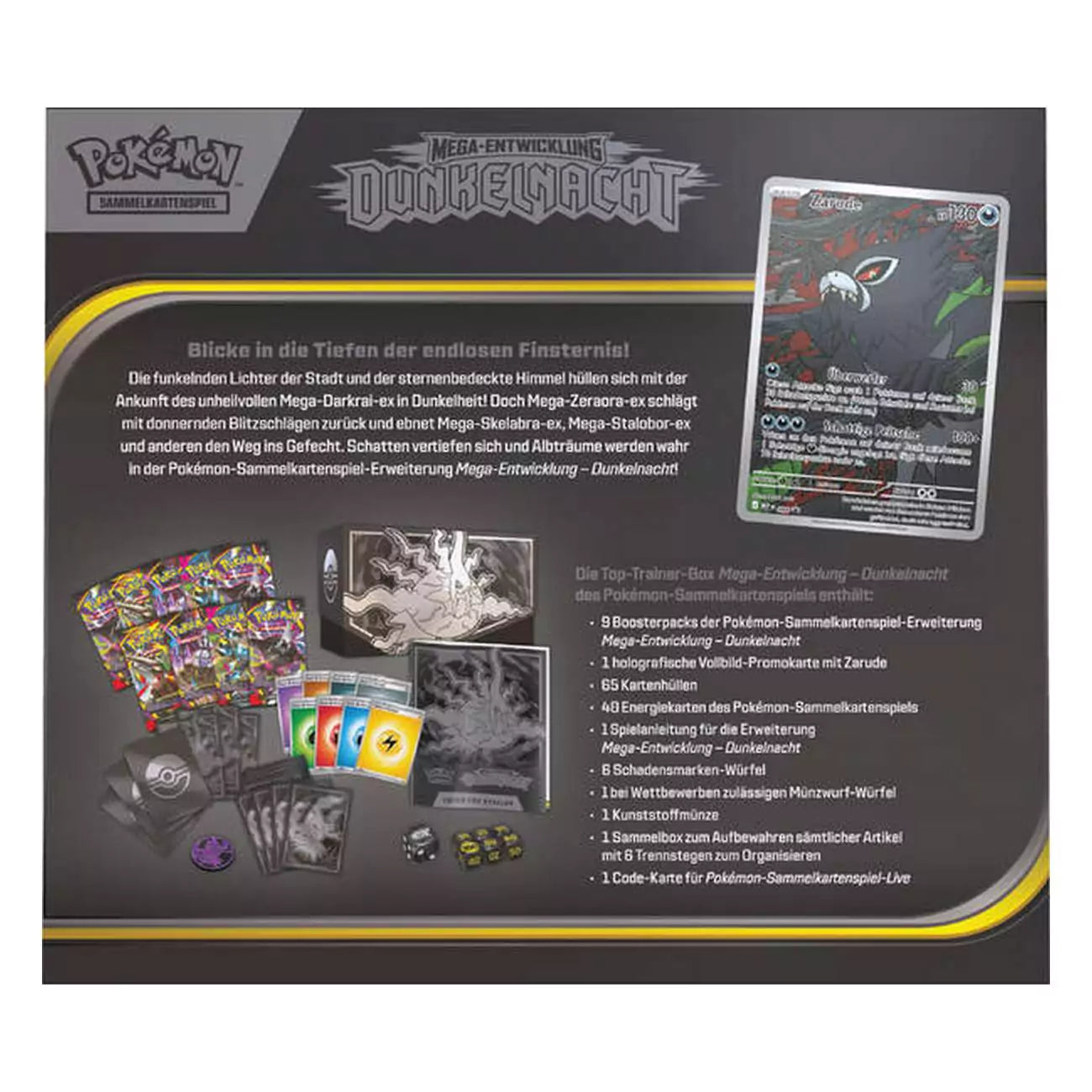 Pokémon - Mega Entwicklung: Dunkelnacht - Top Trainer Box - deutsch - jetzt vorbestellen