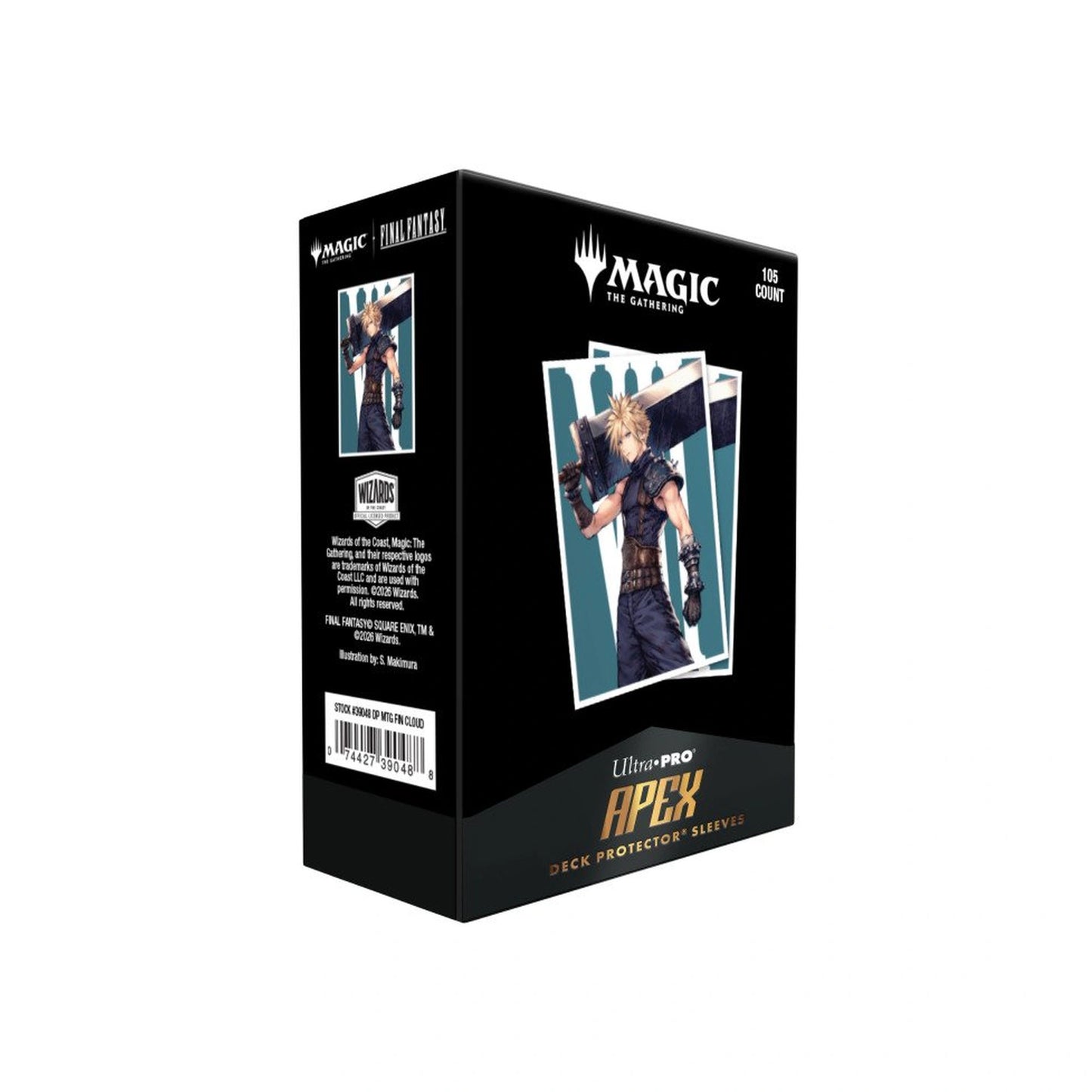 Ultra Pro - Magic: The Gathering - FINAL FANTASY: Cloud Ex-SOLDIER - Apex Deck Protector Sleeves (105)