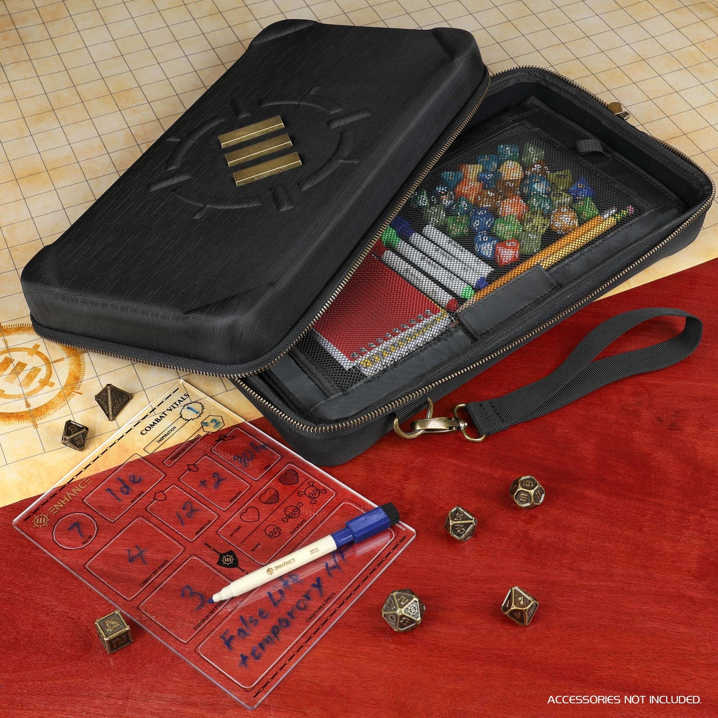 Enhance Gaming - Tabletop Series Community Dice Case - Schwarz