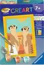 Ravensburger - CREART - Malen nach Zahlen - Neugierige Erdmännchen