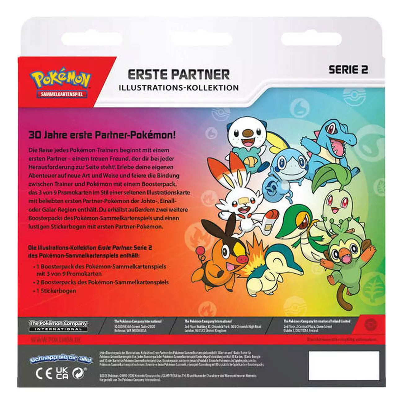 Pokemon TCG - Erste Partner Illustrations-Kollektion - Serie 2 - deutsch - jetzt vorbestellen!