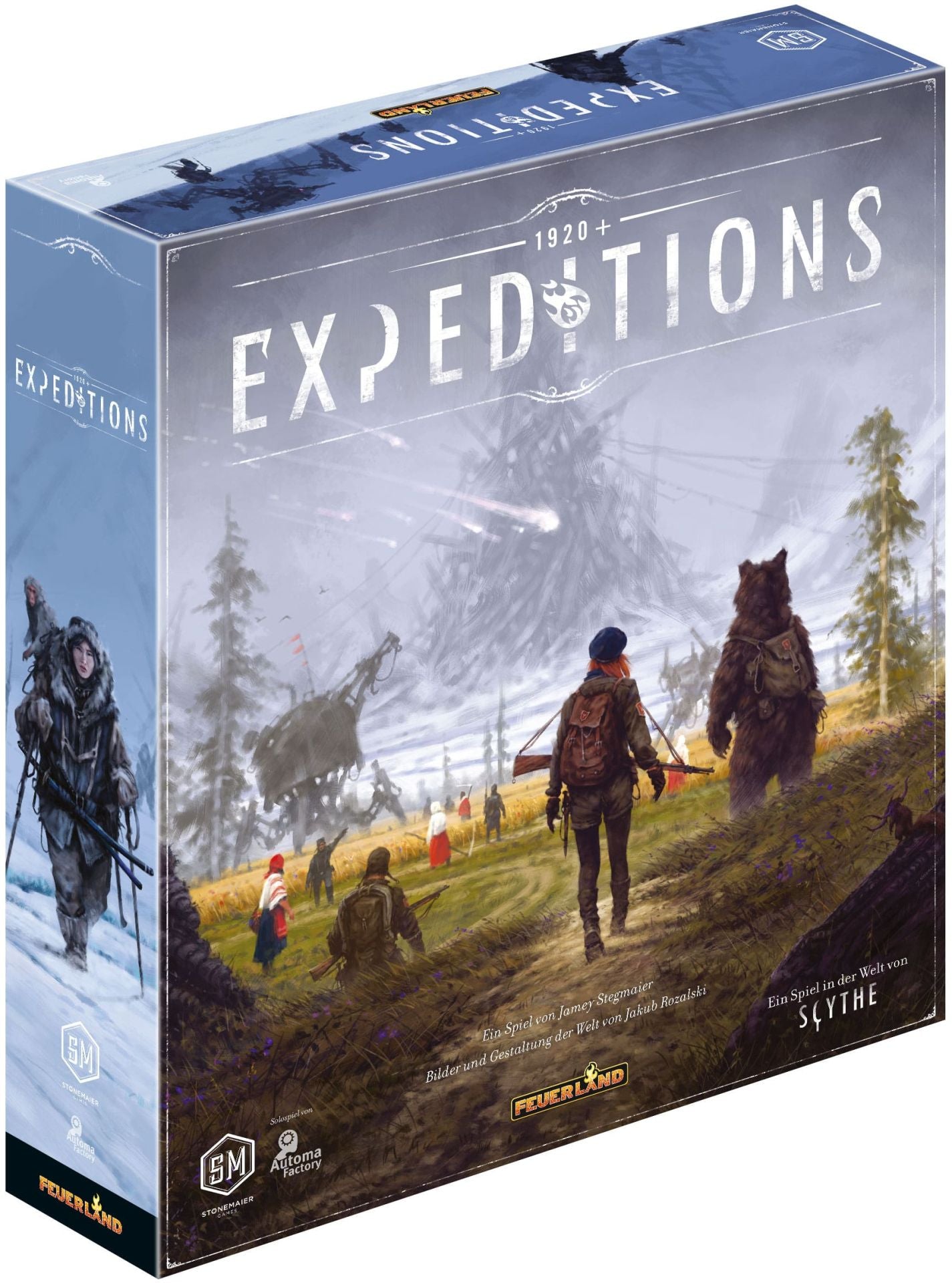 Feuerland - 1920 Expeditions - Ein Spiel in der Welt von Scythe