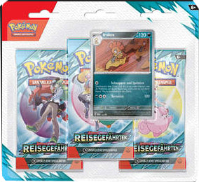 Pokemon - Karmesin & Purpur 9 - Reisegefährten - 3er Booster Blister - Irokex - deutsch