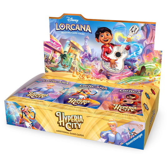 Disney Lorcana TCG - Hyperia City - Booster Display (24 Booster) - EN - Early-Bird-Angebot!