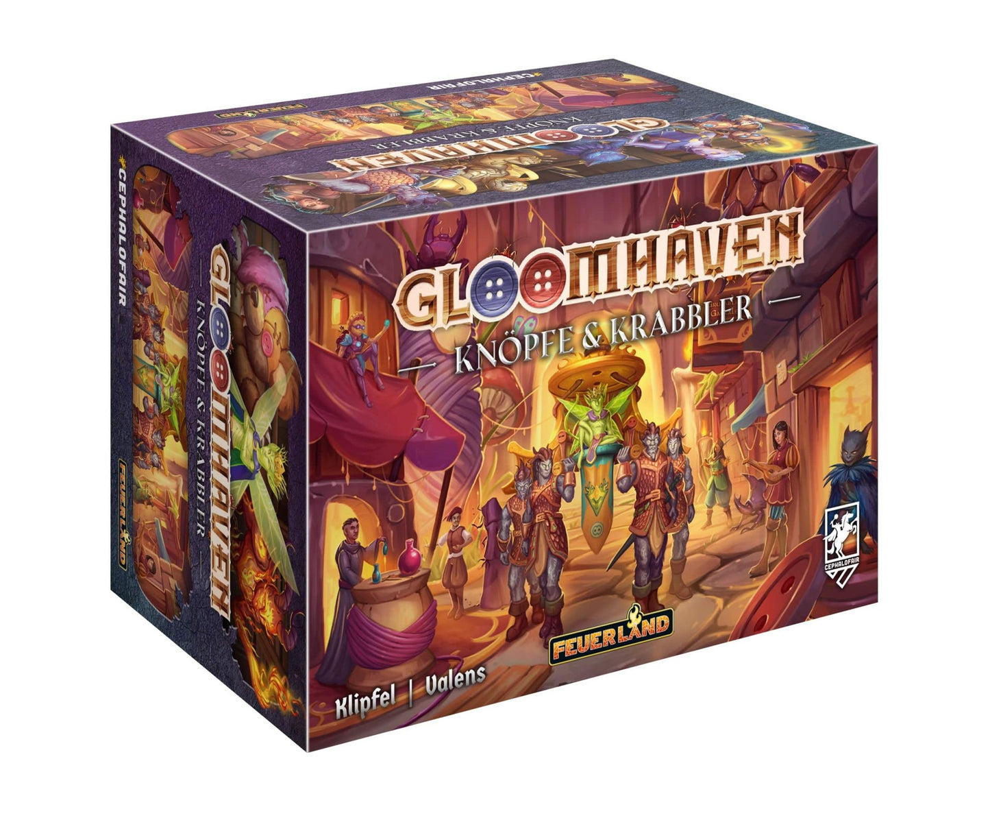 Feuerland - Gloomhaven - Knöpfe & Krabbler