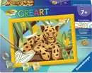 Ravensburger - CREART - Malen nach Zahlen - Baby Leopard