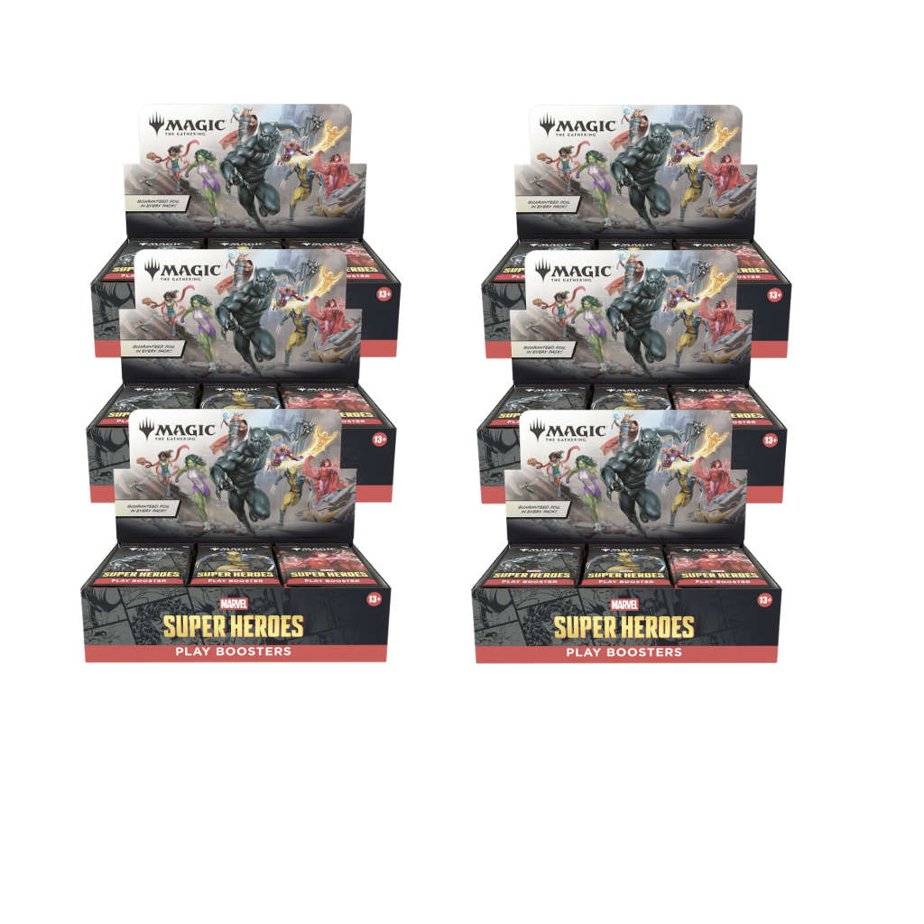 Magic: the Gathering - Marvel Super Heroes - Play-Booster-Display - Sealed Case - englisch