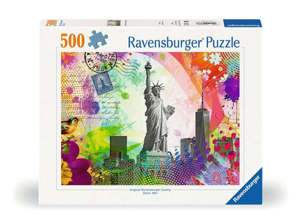 Ravensburger -New York Postcard - Puzzle 500 Teile