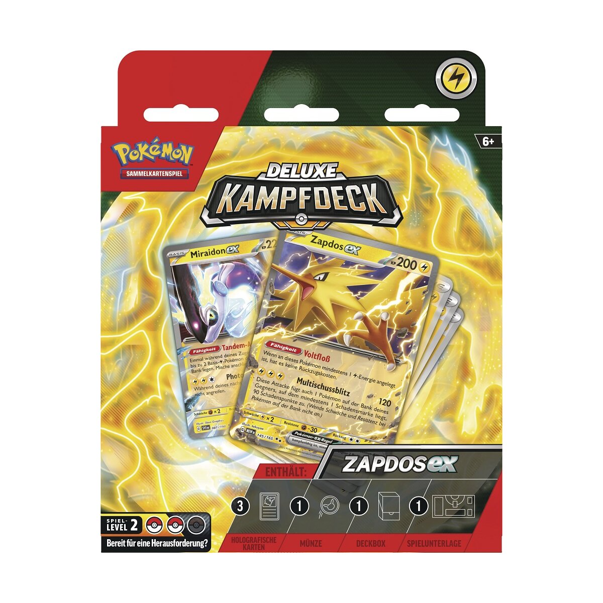 Pokemon - Deluxe Battle Decks März 2024 - Zapdos EX Deck - Deutsch