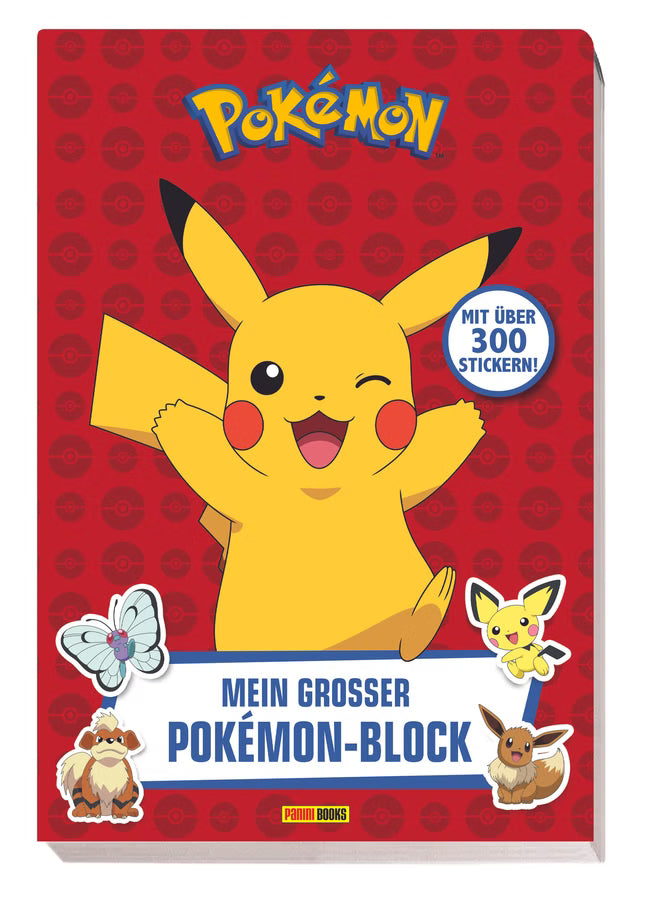 Panini Books - Pokemon - Block mit über 300 Stickern !