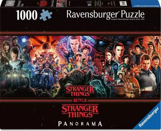 Ravensburger - Stranger Things - Panorama Puzzle - 1000 Teile