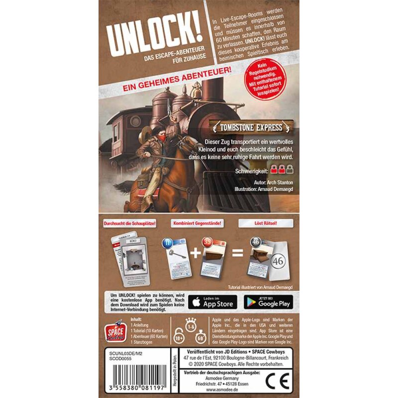 Unlock! - Tombstone Express (Einzelszenario) - DE