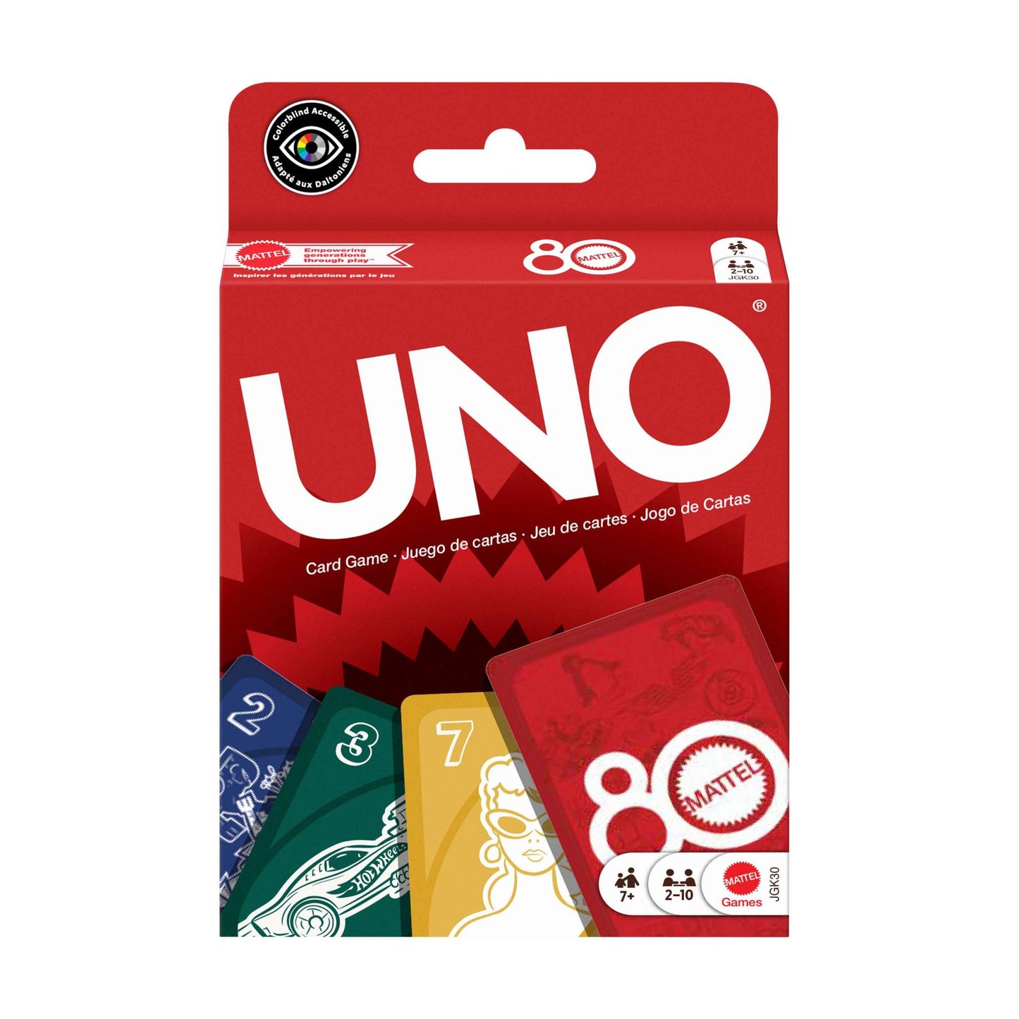 Mattel - UNO - Ruby Red ( 80th Aniversary)