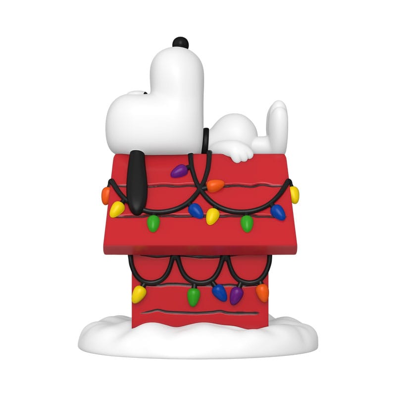 Funko POP! - Die Peanuts - Fröhliche Weihnachten POP! Deluxe Vinyl Figur Snoopy & Doghouse 9 cm