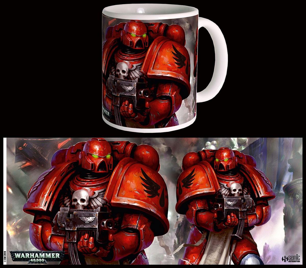 Warhammer 40k - Blood Angels Space Marine - Tasse, Becher - 315ml, WHK-M002