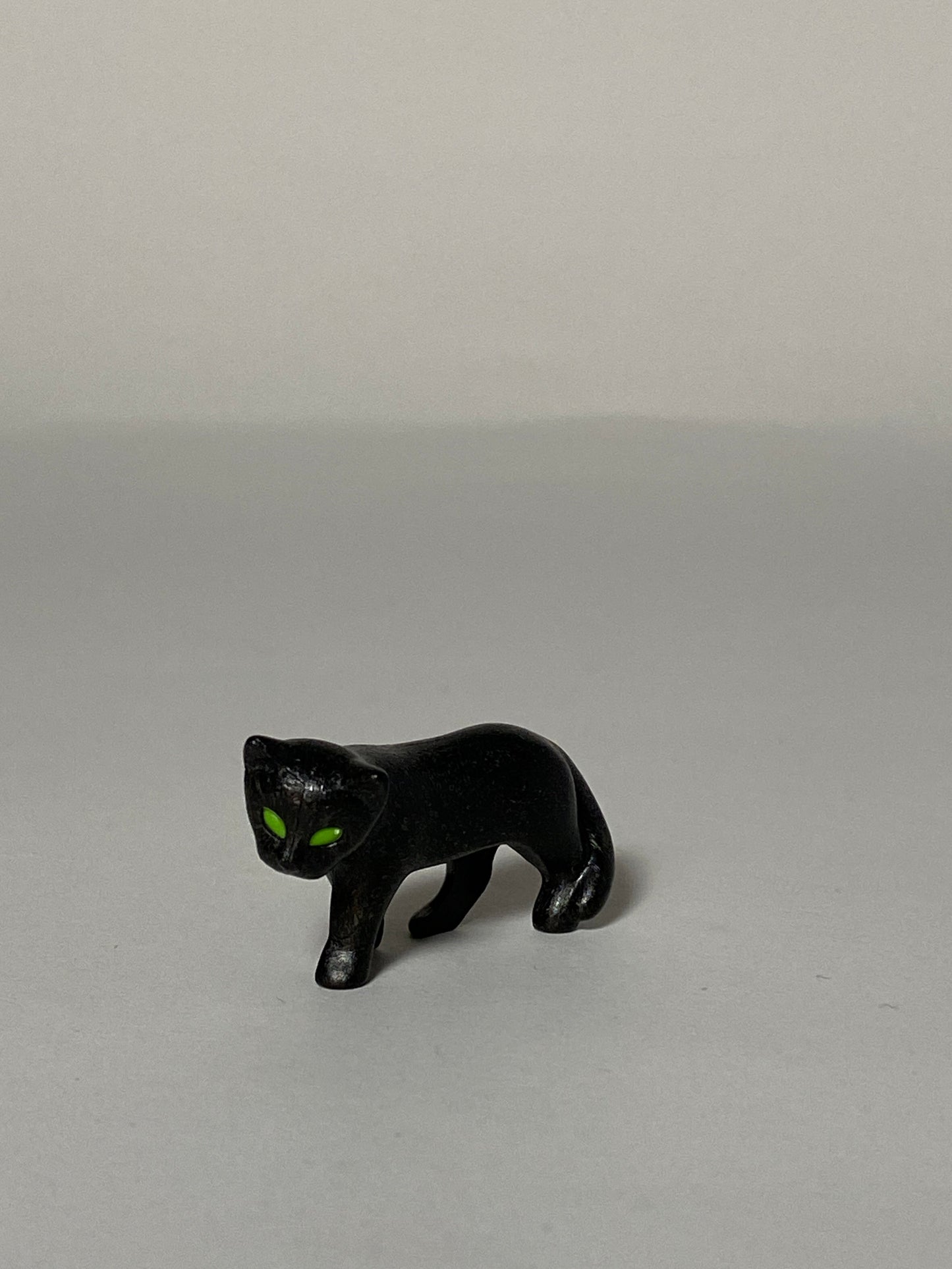 Playmobil Katze, schwarz, grüne Augen, stehend - 8230