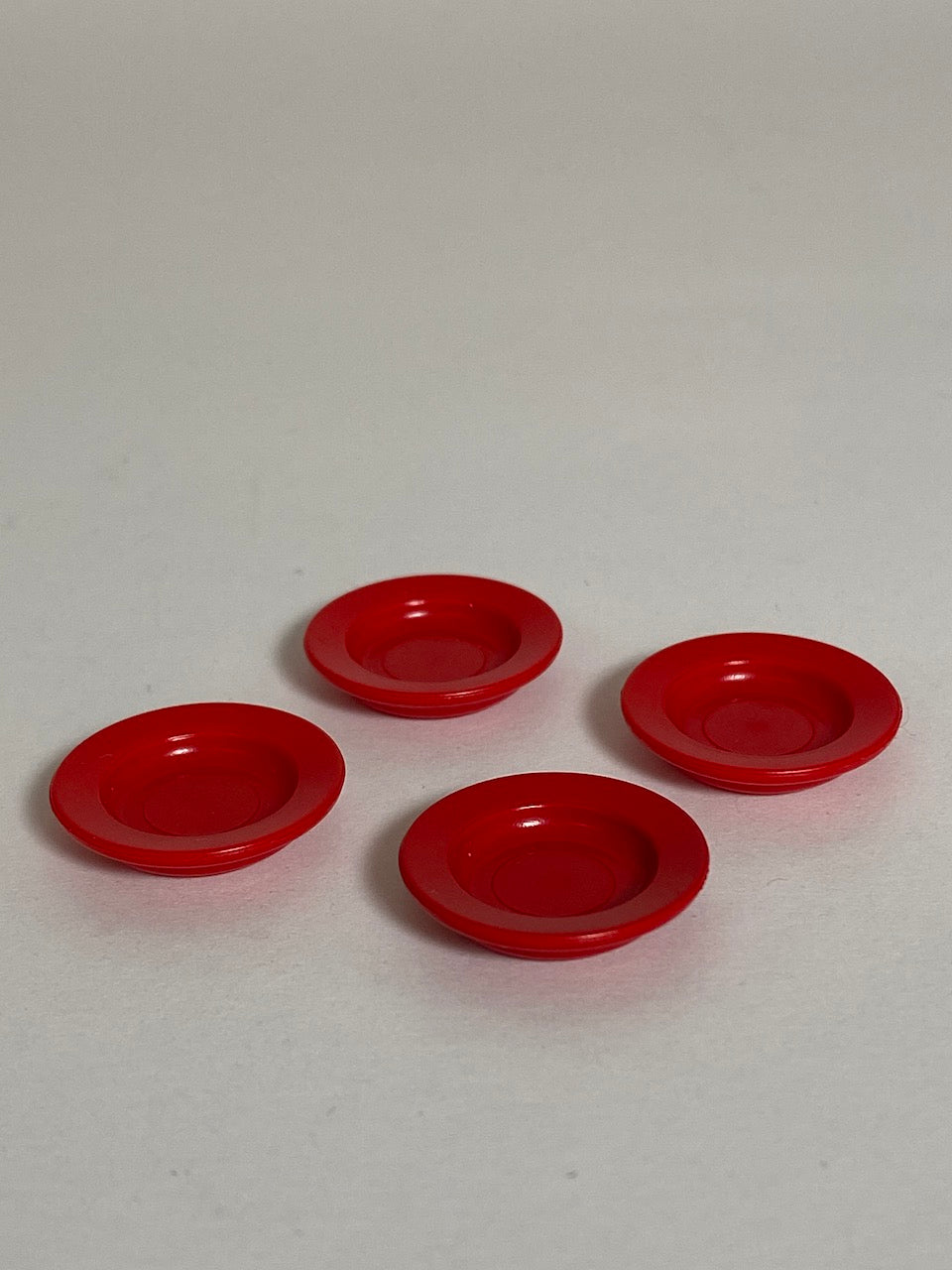 Playmobil Teller -Set rot - 4x Teller - 8613
