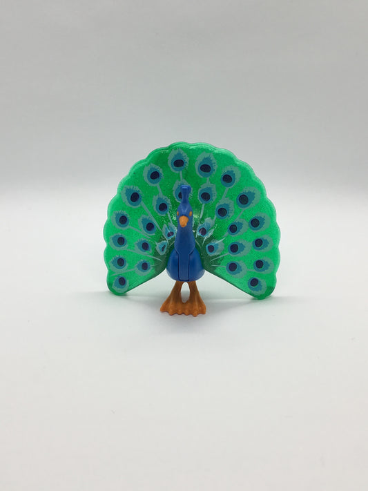 Playmobil Pfau mit offenem Rad  - C0867