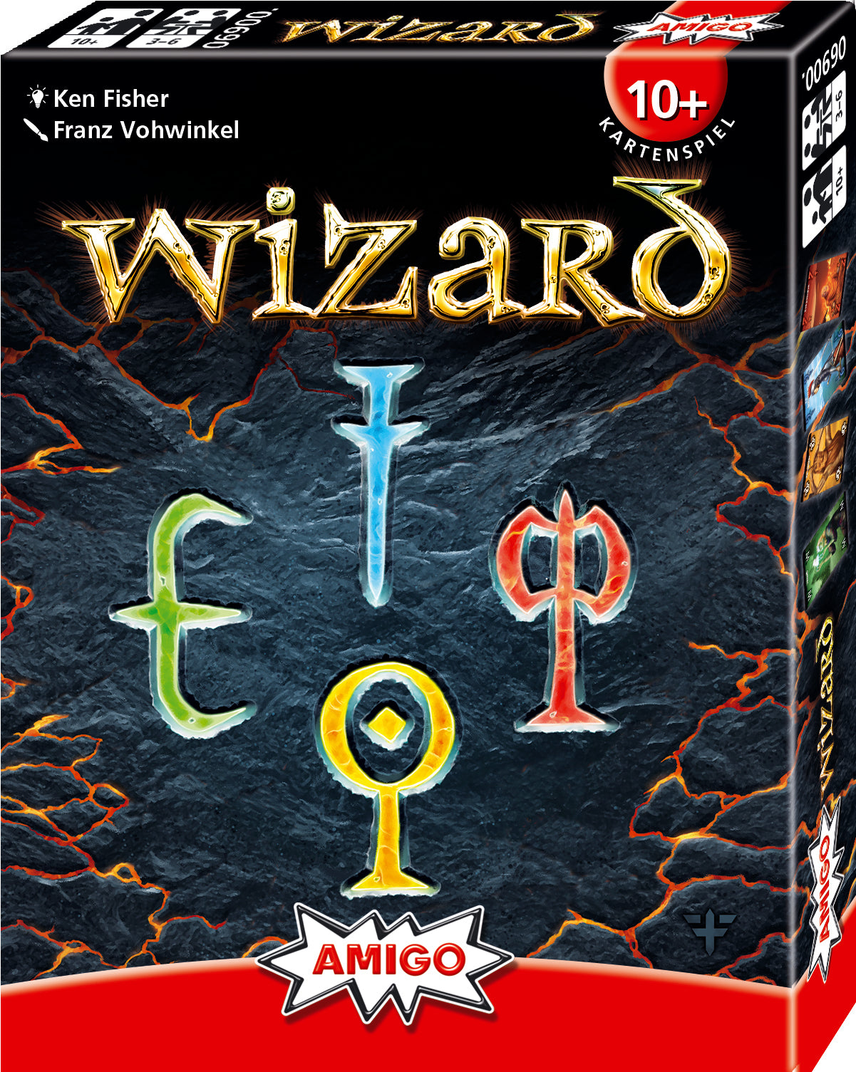 Amigo 06900 - Wizard -  Kartenspiel ab 10 Jahre, 3-6 Spieler