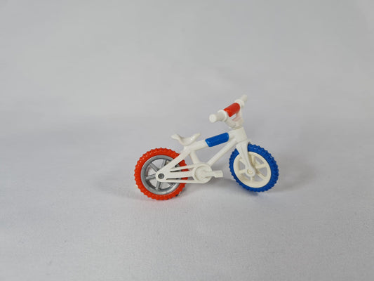 Playmobil Kinderfahrrad weiß blau rot