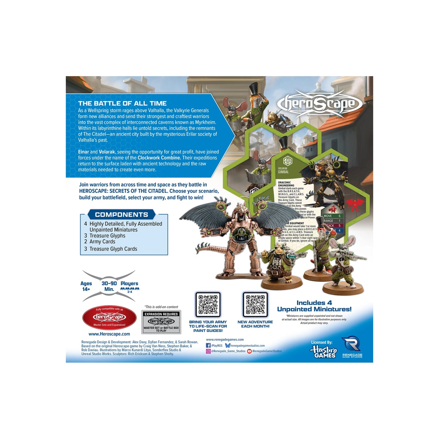 Heroscape - Clockwork Combine Research Expedition - Army Expansion - Englisch