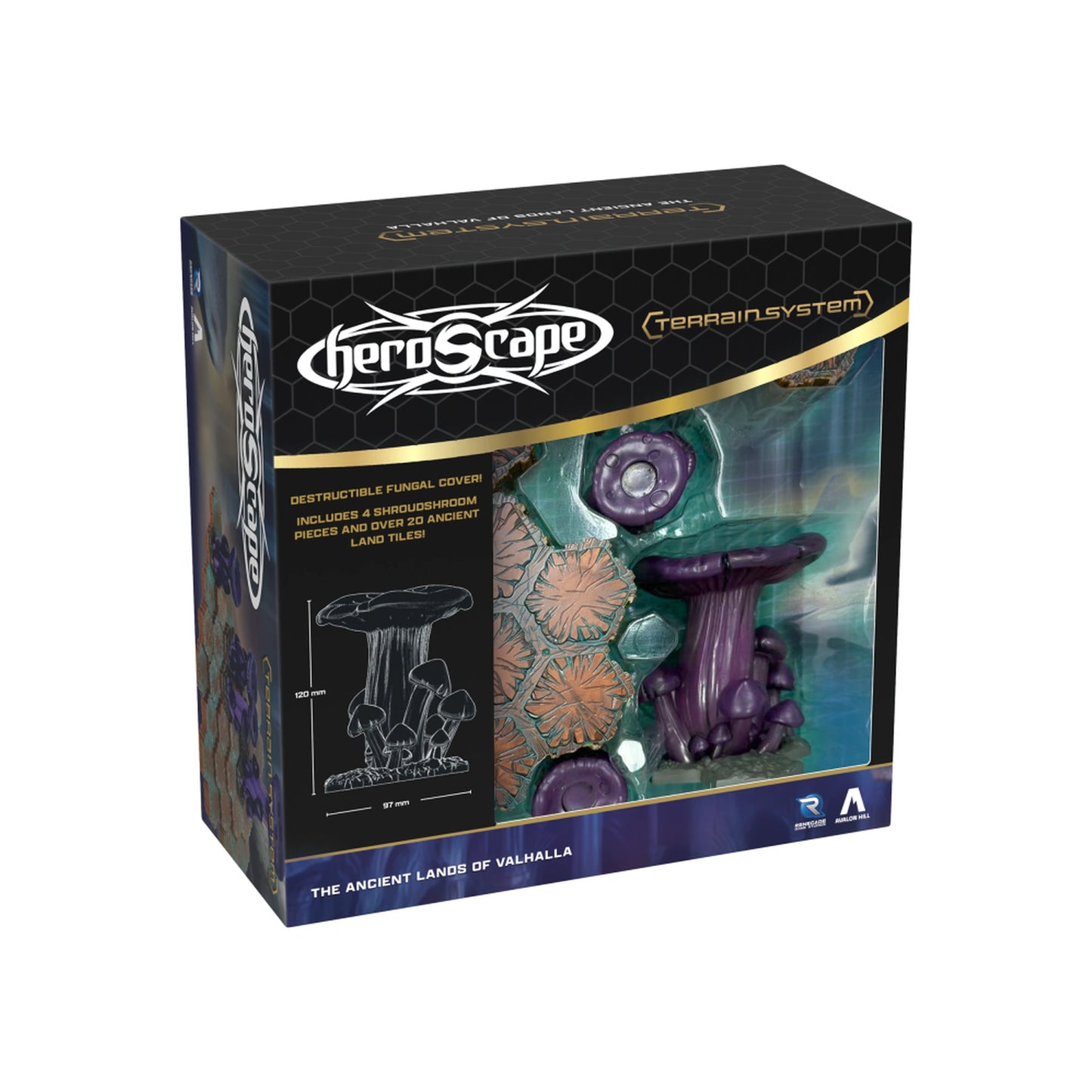 Heroscape - The Ancient Lands of Valhalla - Terrain Expansion - Englisch