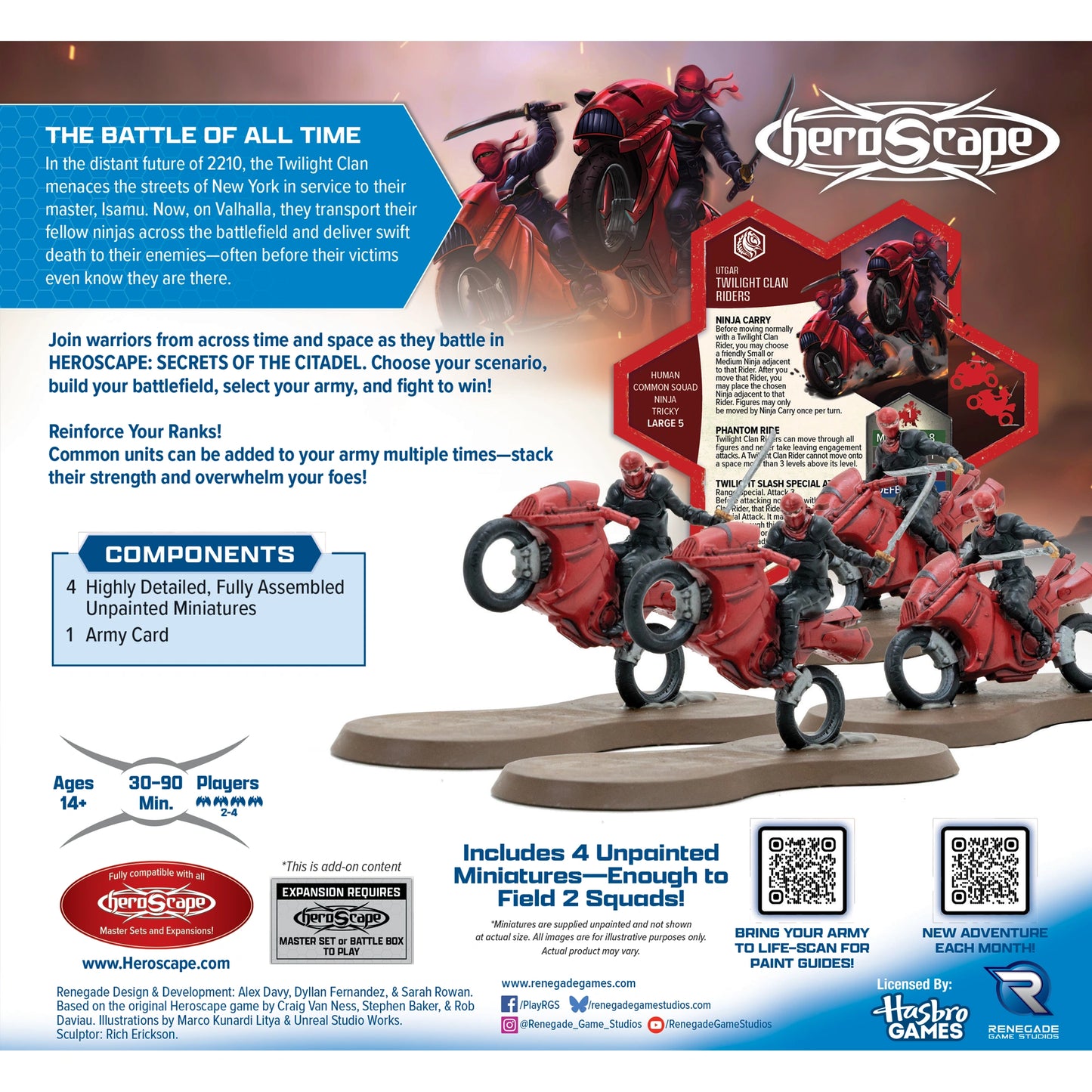 Heroscape - Twilight Clan Riders - Army Expansion - Englisch