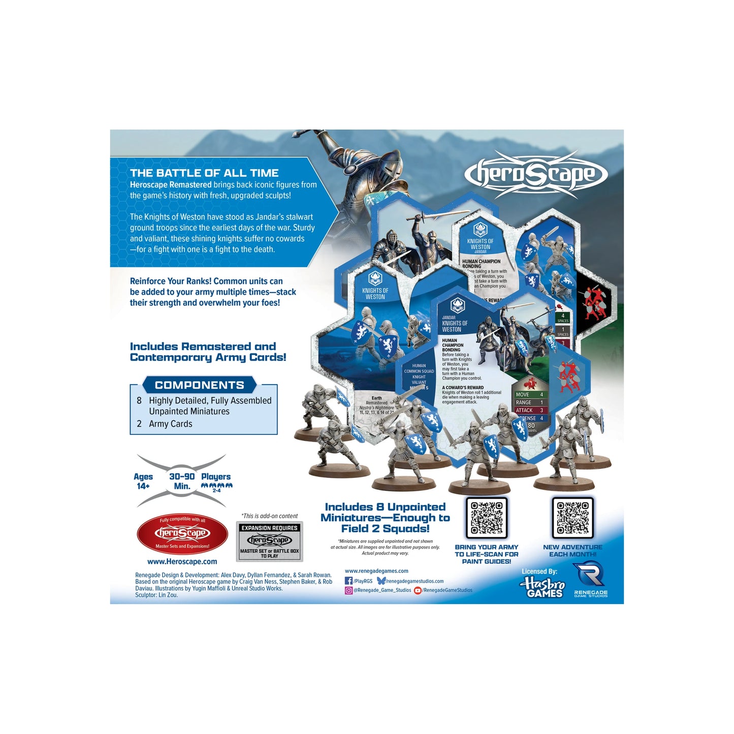Heroscape - Knights Of Weston Remastered - Army Expansion - Englisch