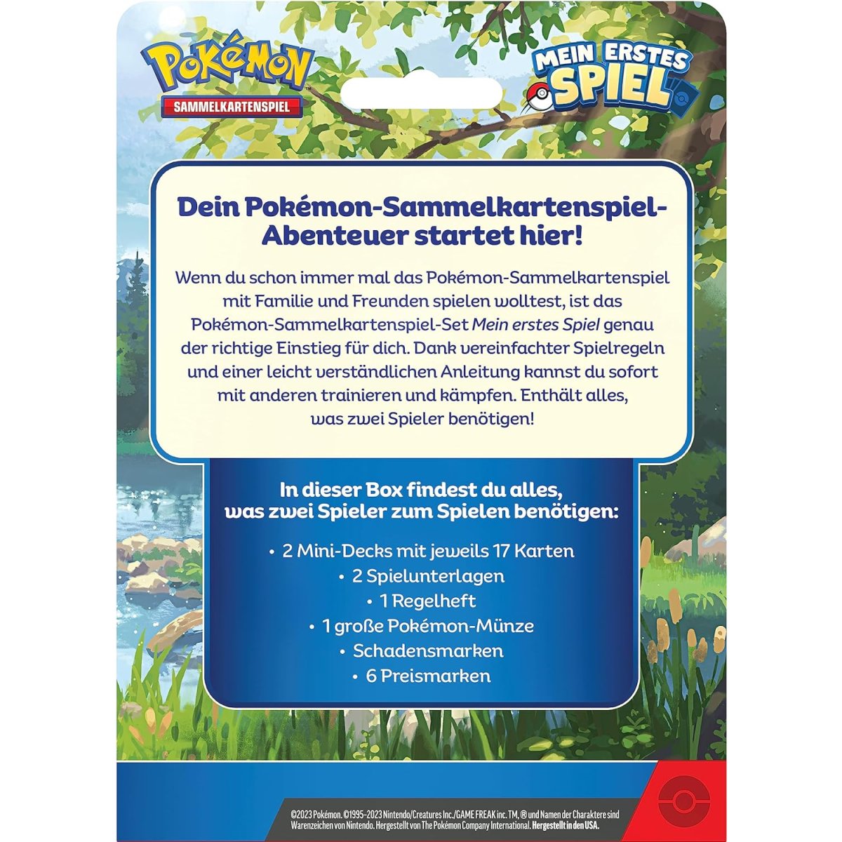 Pokemon - Mein erstes Spiel - 2 Decks mit Pikachu & Bisasam