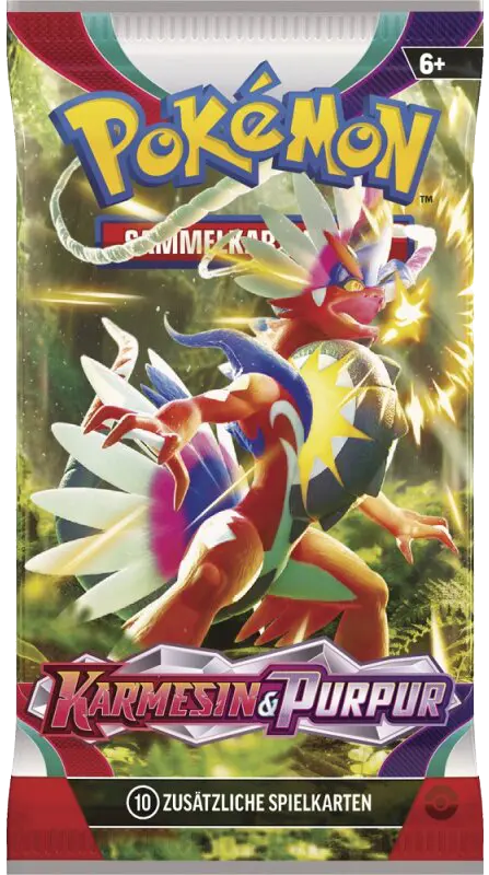 Pokémon Karmesin & Purpur Booster (1 Booster) - deutsch