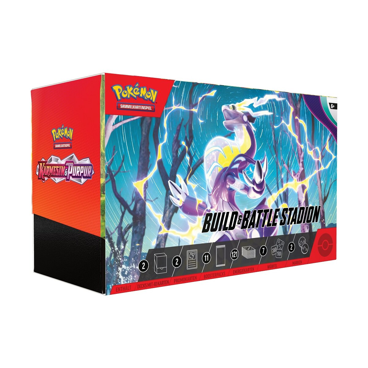 Pokemon – Karmesin & Purpur - Build & Battle Stadium Box - Deutsch