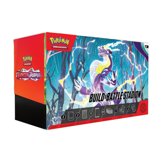 Pokemon – Karmesin & Purpur - Build & Battle Stadium Box - Deutsch