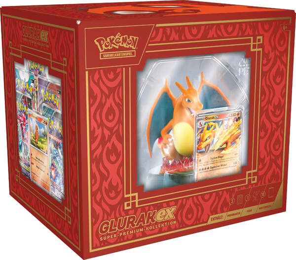 Pokemon – Glurak EX Super Premium-Kollektion - Deutsch