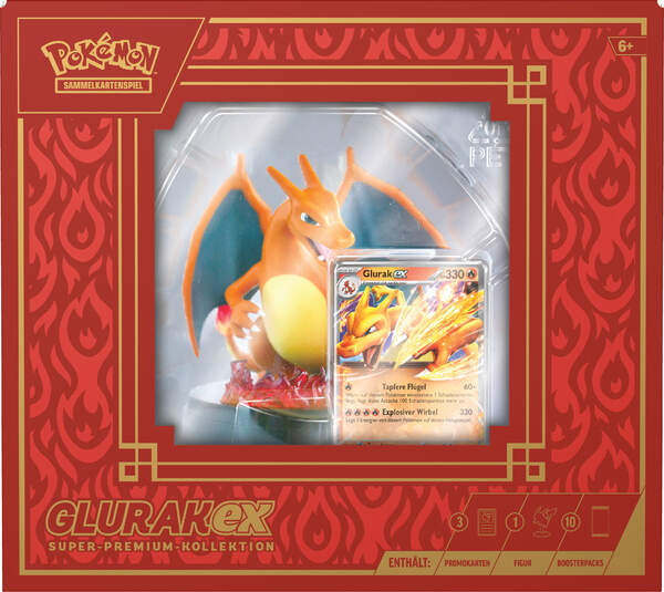 Pokemon – Glurak EX Super Premium-Kollektion - Deutsch