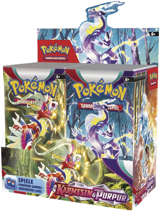 Pokémon Karmesin & Purpur - Booster-Display (36 Booster) - deutsch