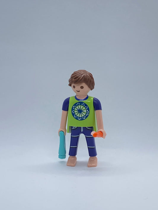 Playmobil Mann mit Zahnpasta und Zahnbürste - Figur - 8929