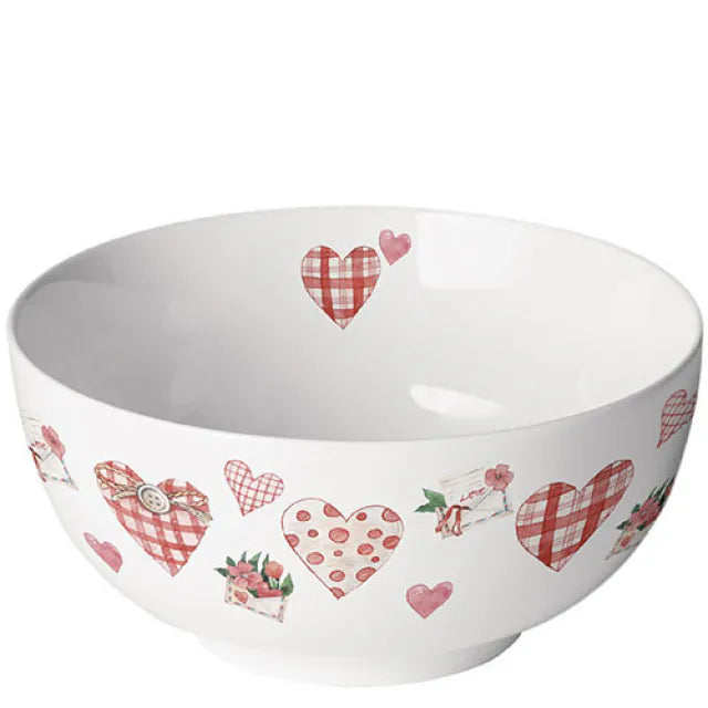 Ambiente - Bowl -  Lovely hearts