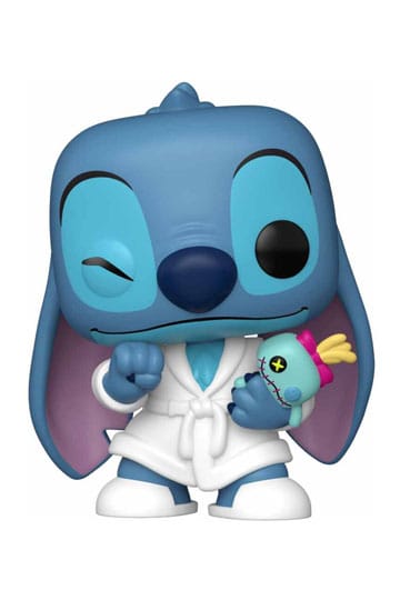 Funko POP! - Lilo & Stitch - Stitch in Robe - 9 cm (Beschädigte Verpackung)