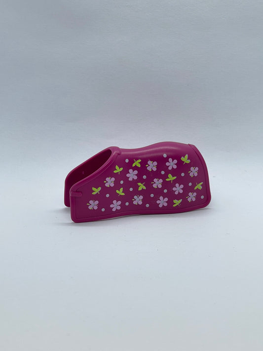 Playmobil Pferdedecke - lila mit Blumen - B0024