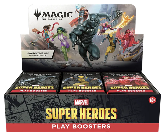 Magic: the Gathering - Marvel Super Heroes - Play-Booster-Display (30 Play-Booster) - englisch