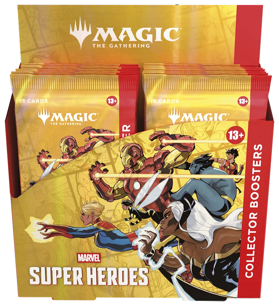 Magic: the Gathering - Marvel Super Heroes - Collector-Booster-Display (12 Collector-Booster) - englisch