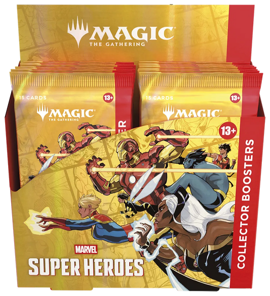 Magic: the Gathering - Marvel Super Heroes - Collector-Booster-Display (12 Collector-Booster) - englisch