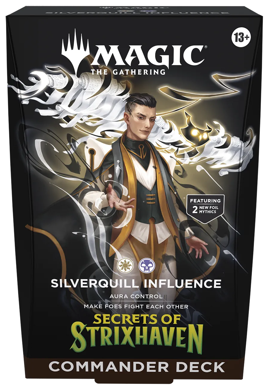 Magic the Gathering - Secrets of Strixhaven - Commander-Deck Silverquill Influence - englisch