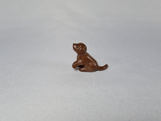 Playmobil Welpe sitzend - Hund - Tier