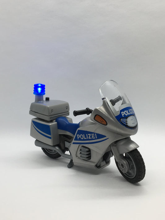 Playmobil Polizeimotorrad mit LED Licht - C1309