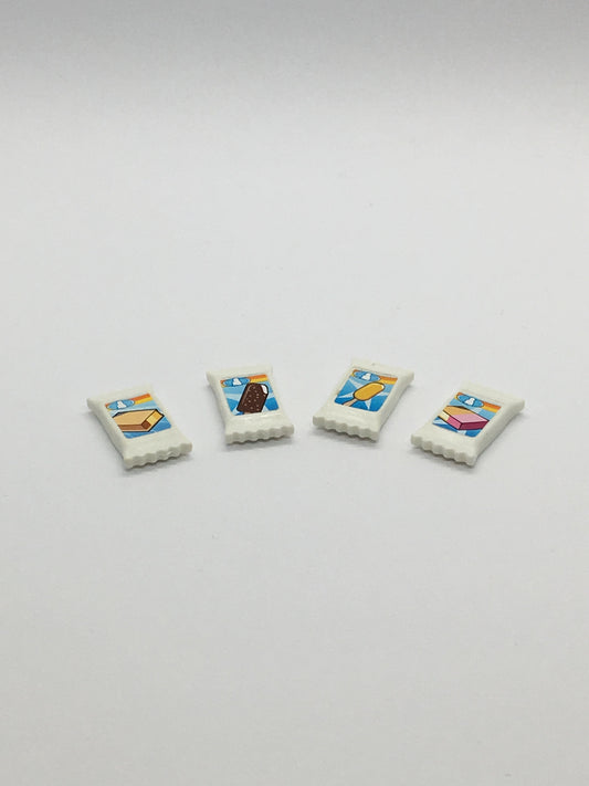 Playmobil 4x Eistüten - weiß - C0511