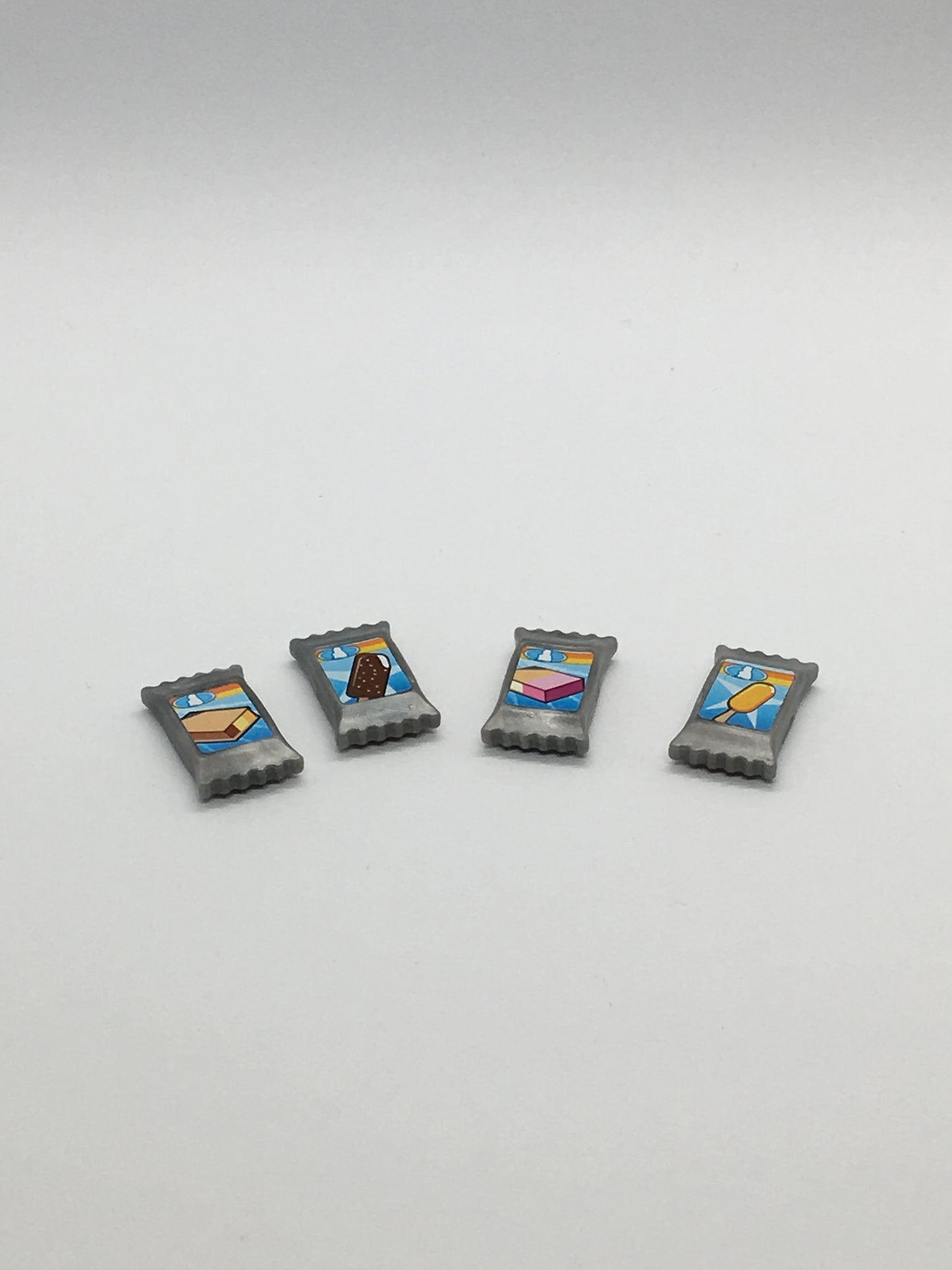 Playmobil 4x Eistüte - silber - A3477