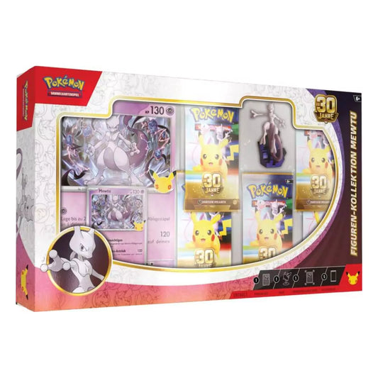 Pokémon TCG - 30th Celebration - Mewtu Figuren Kollektion – Deutsch – Jetzt vorbestellen