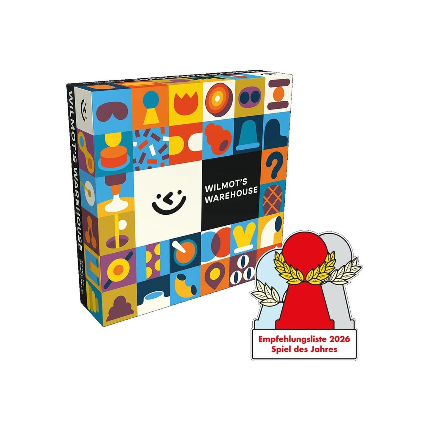 CMYK - Asmodee - Wilmot's Warehouse - Kommunikationsspiel