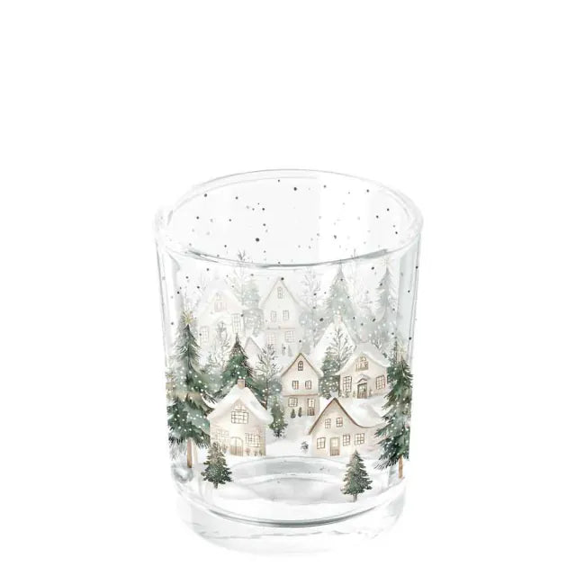 Ambiente - Teelichtglas - Snowy houses